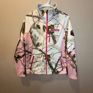 Womens FXR Softshell (Camo and Pink)